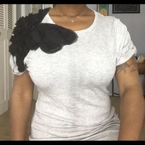 The Addison Story Shirt with flower design